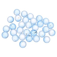 30-Pack Glass Marbles, 10MM Luminous Glass Ball for Fish Tank Blue