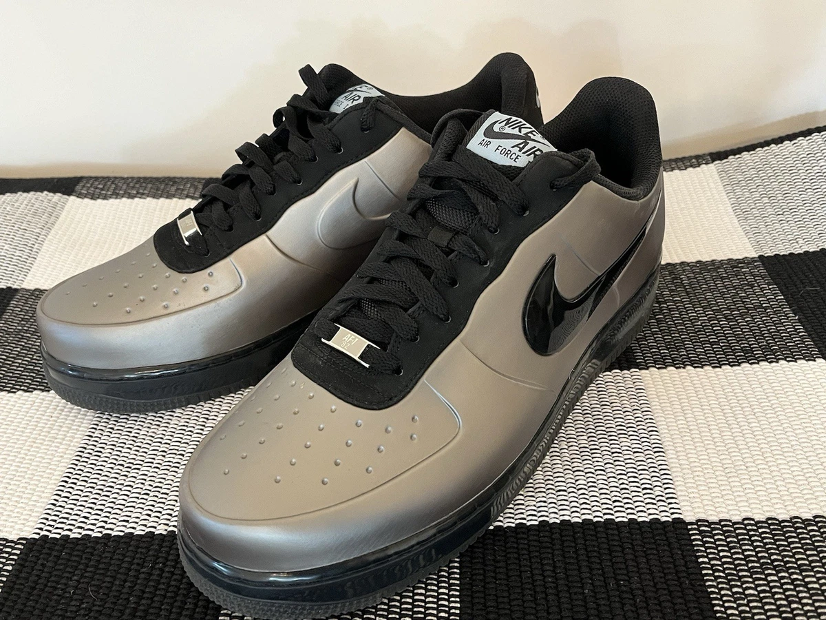 Nike Air Force 1 Foamposite Pro Low Silver for Sale | Authenticity