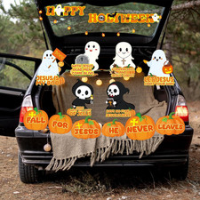 Halloween Religious Trunk or Treat Car Decorations Kit 15Pcs
