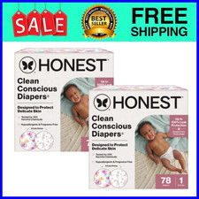 The Honest Company Diapers Size 1 78 Ct 2-Pack Ships from USA