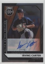 2021 Panini Elite Extra Edition Optic Signatures /99 Irving Carter Auto 11pj