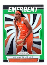 Jonquel Jones 2020 Panini Prizm WNBA #1 Emergent Green