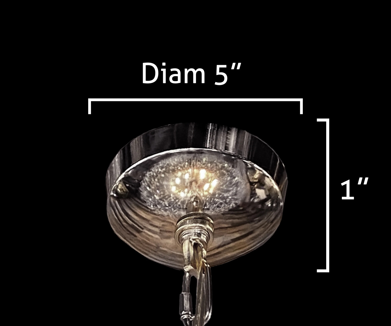 Luxe Starburst Chrome Crystal Chandelier 24"