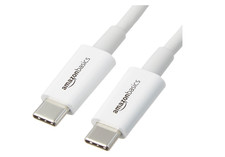 Amazon Basics USB-C to Fast Charger Cable, 9-Foot, White
