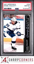 2021 UPPER DECK #229 DANIEL WALCOTT RC YOUNG GUNS POP 3 PSA 10
