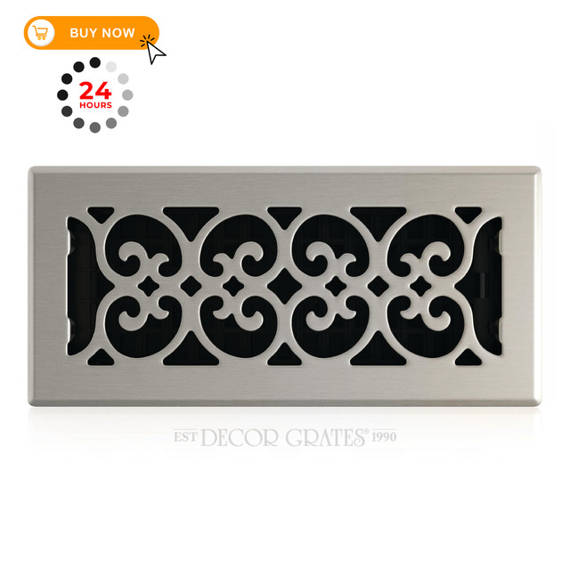 Decor Grates SPH410-NKL Floor Register