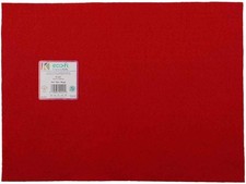 Kunin Eco-Fi Classic Felt 9" x 12" - Red 912-064 - 6 Pieces