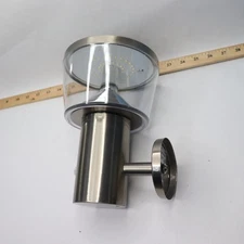 LED Solar Outdoor Wall Cylinder Light Stainless Steel HY19WSR