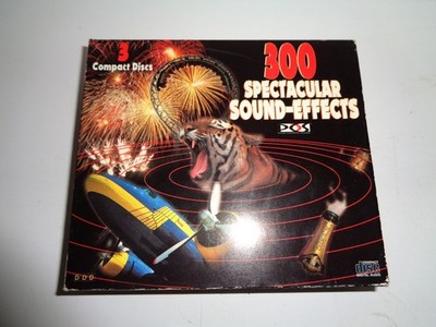 300 Spectacular Sound-Effects 3 CD Set Audio FX