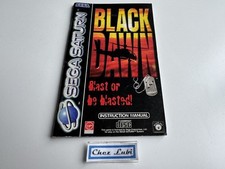 Notice / Instruction Manual - Black Dawn - Sega Saturn - PAL EUR