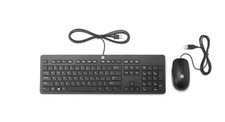 New HP Slim Wired USB Keyboard and Mouse Kit Combo Sale Discount Original Brand