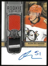 2024-25 Upper Deck The Cup Rookie Gear Patch Auto Olen Zellweger /24