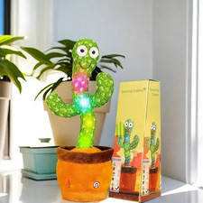 Dancing Cactus Toys,Talking Mimicking Singing Repeats What You Say 120 Songs Val