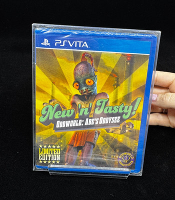 Oddworld New 'n Tasty Abe's Oddysee Limited Edition- PS Vita- LRG- New & Sealed