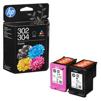2 Originale Tintenpatronen Hp 302 Schwarz Farbe Set FüR Deskjet 3631 3632 3633