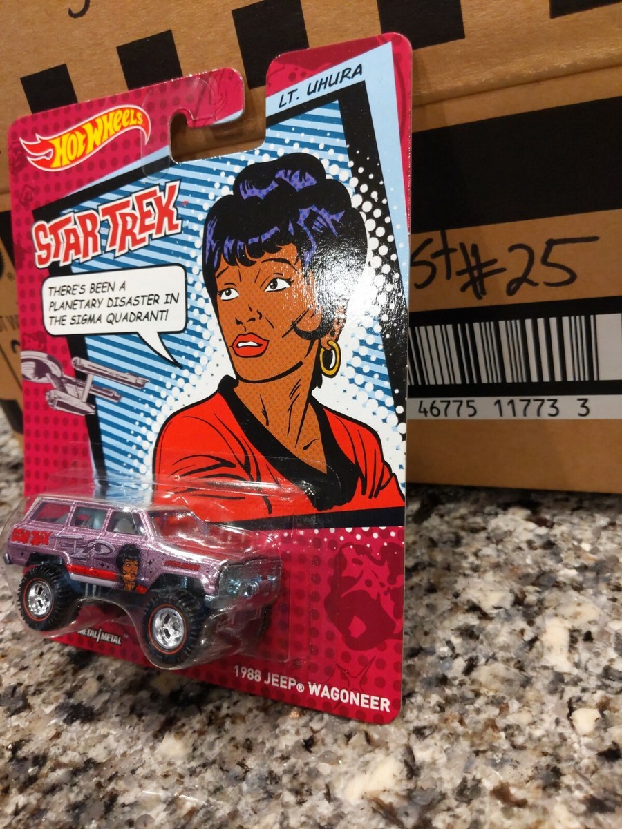 ホットウィール '88 ジープ ワゴニア スタートレック HOT WHEELS POP CULTURE • '88 JEEP WAGONEER •STAR TREK ~LT. UHURA