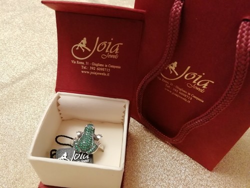 Anelli Regolabili Animali Argento 925 Zirconi Idea Regalo Donna - Foto 11 di 11