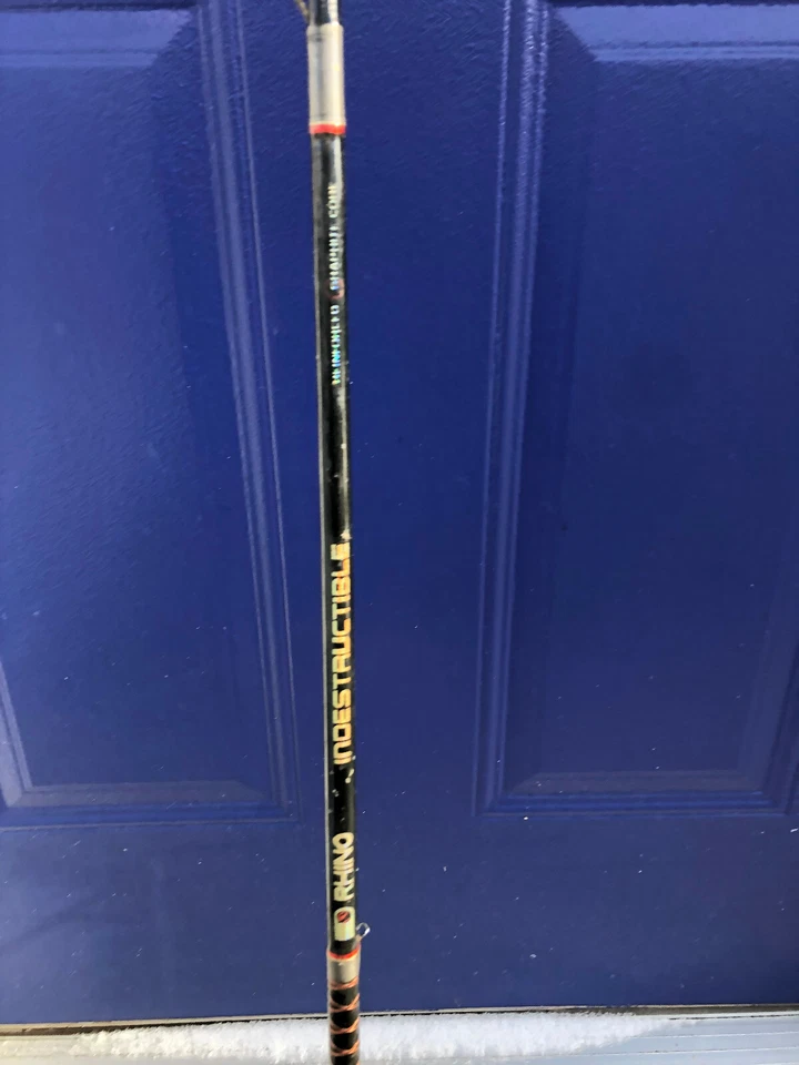 Rhino Indestructible Fishing Pole Rod Approx 77" w Synergy 10 Shakespeare Reel - Image 2 of 4