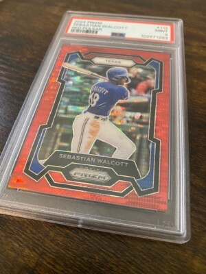2024 Panini Prizm - Sebastian Walcott #112 Red Pulsar Prizm /399