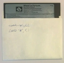 Wheel of Fortune New Second Edition Commodore 5.25" Floppy Disk  
