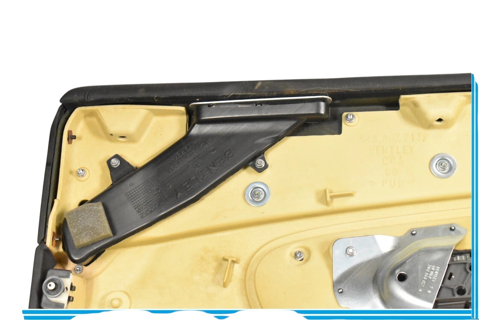 07-11 Bentley Continental Left Driver Side Interior Door Panel 3W0819869A OEM