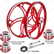 Wheel Hub Rim 20 Inch Red Color Wheel Rim For Bicyle Bmx Bicycle Bike