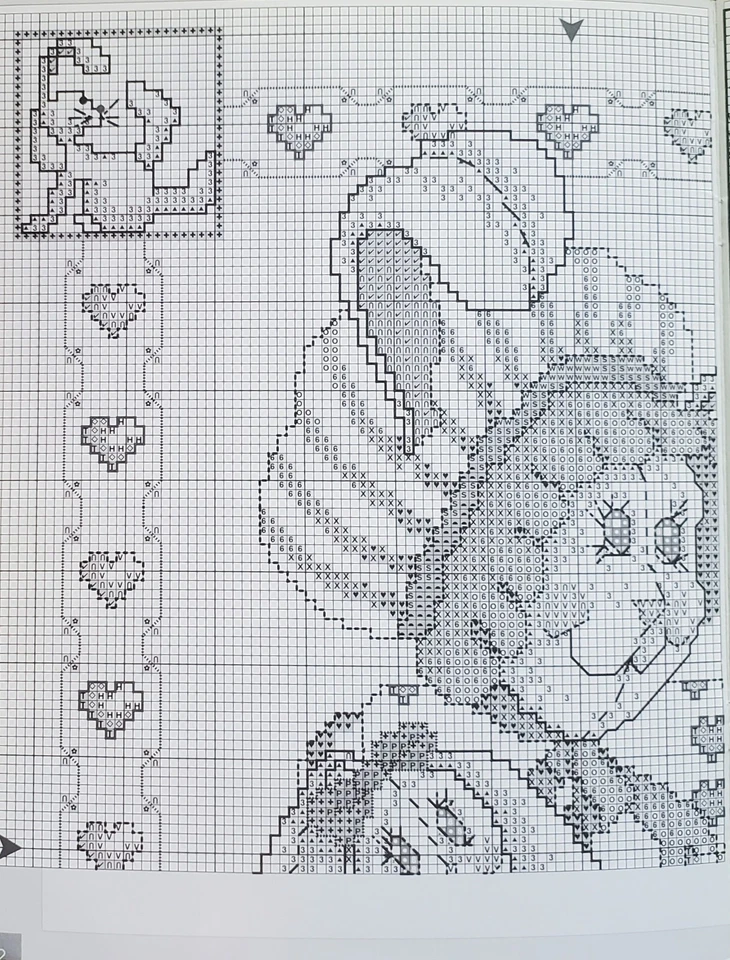 Snuggle Bunnies Cartoon Rabbits Cross Stitch Pattern By Great Big Graphs - Image 2 of 4