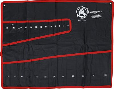 BGS Tetrontasche Rolltasche für Maulringschlüssel rot DIY1198-Leer