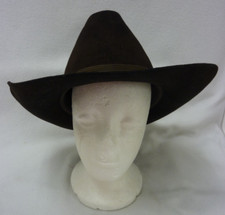 VINTAGE RESISTOL 3XXX BEAVER SELF CONFORMING FELT COWBOY HAT SIZE MEDIUM