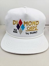 Vintage USA MADE Diamond Caps SALESMAN SAMPLE Trucker Hat Snapback