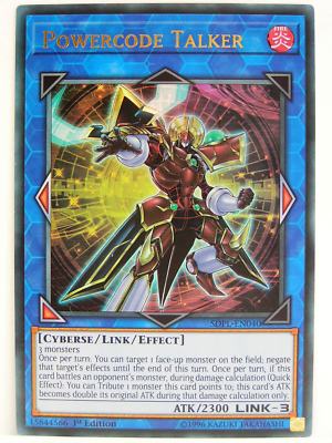 Yugioh - 1x #040 Powercode Talker - SDPL - Powercode Link Structure Deck