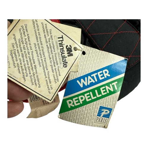 Vintage Paris Men’s Thinsulate Water Repellent Winter Gloves Size L-XL NOS NWT - Picture 8 of 8