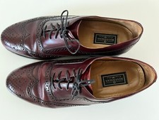 BOSTONIAN CROWN WINDSOR Shoes Wingtips Lace Up Leather Dress Business Size 8.5