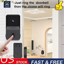 Smart Wireless WiFi Video Doorbell Phone Camera Door Bell Ring Intercom Security
