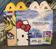 1 McDonald's Yu-Gi-Oh Hello Kitty Friends Happy Meal Toy BOX