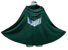 Attack on Titan Scout Regiment Cosplay Cape Cloak Adult Halloween Costume