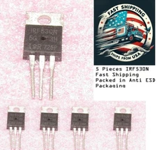 5pcs International Rectifier  IRF530N TO-220AB N-CHANNEL MOSFET IRF530