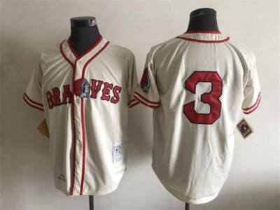 #ad New Vintage Men#x27;s Dale Murphy Jersey $29.99