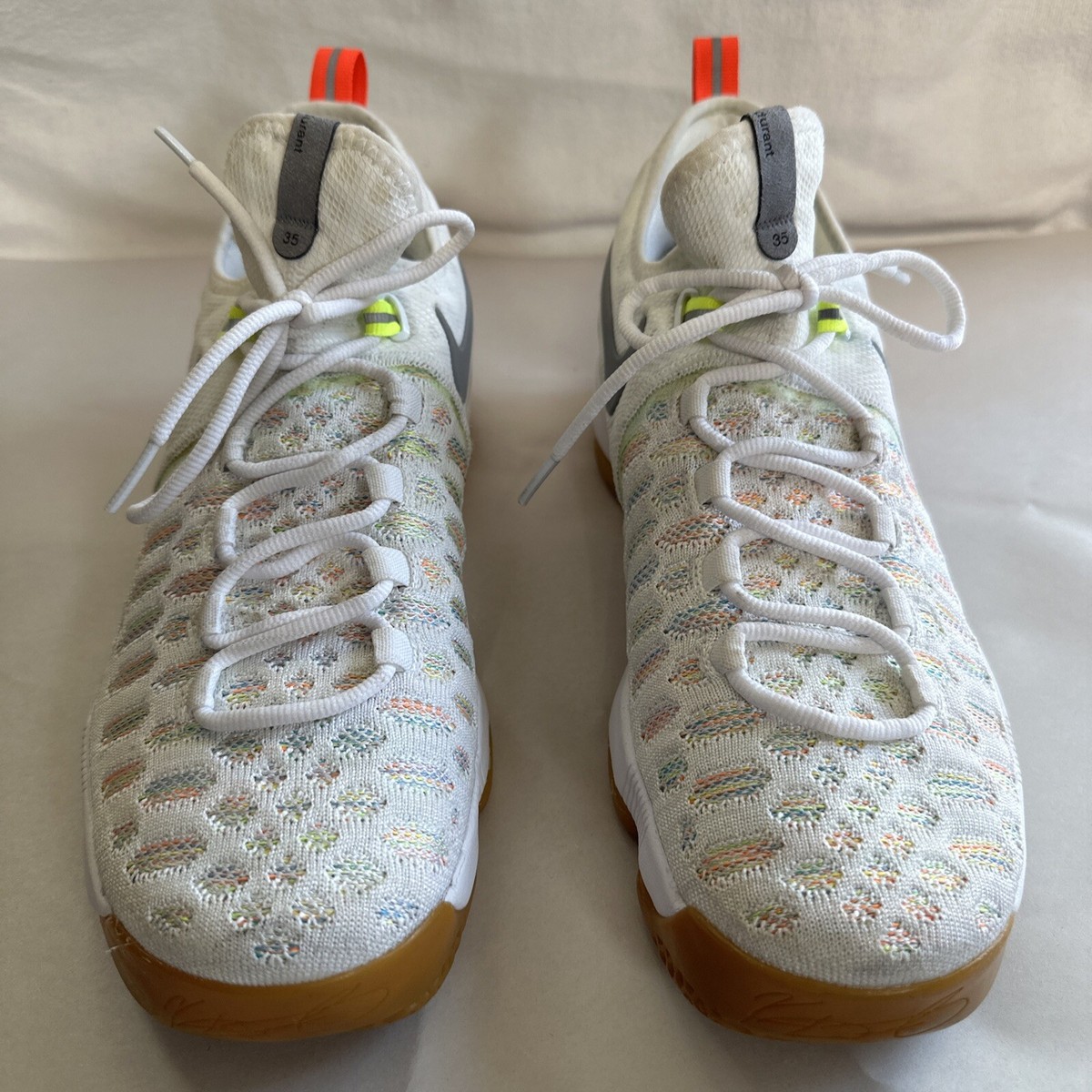 Nike Kevin Durant 843392-900 KD 9 Men's Size 8.5 Summer Pack Gum