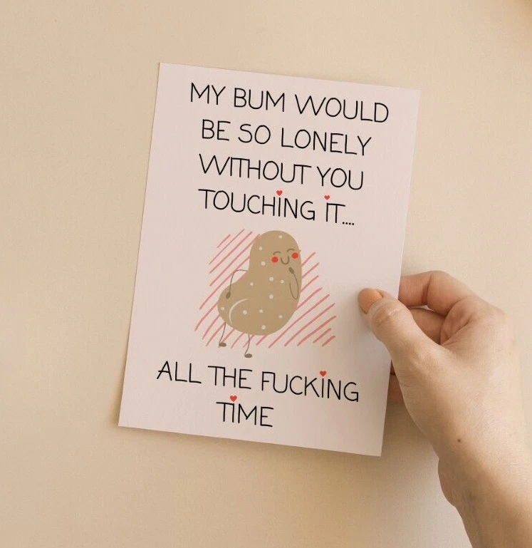 Tarjeta de San Valentín grosera | Cumpleaños | Tarjeta de San Valentín para novio o esposo Foto 4 de 4