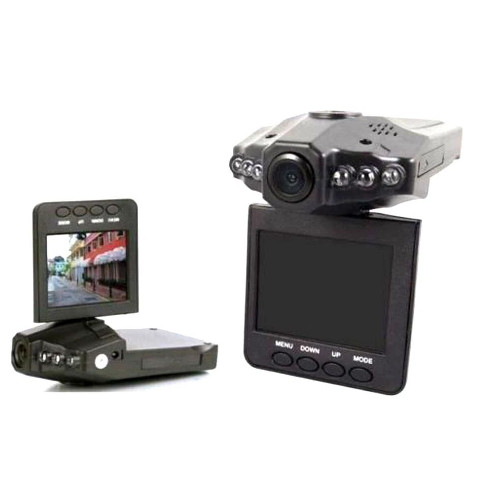 MINI DVR TELECAMERA REGISTRA VIDEO AUTO HD MONITOR LCD 2.5" 6 LED VENTOSA CAM - Immagine 2 di 4