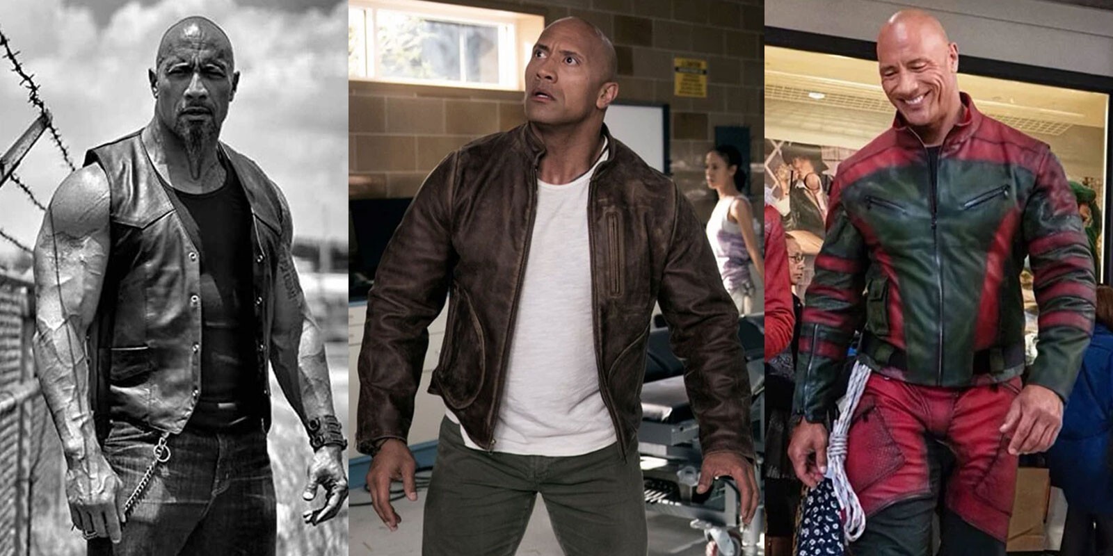 ALTRA Giacche in pelle Dwayne Johnson fatte a mano collezione per uomo e donna