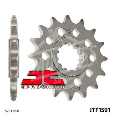 JT Sprockets 525 Front Sprocket – 15 Teeth Steel – Natural Finish – JTF520.15