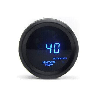1PC 2''52mm Water Temperature  40-150°C Gauge Digital Blue Led w/Sensor Durable
