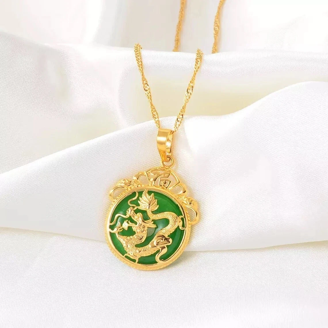 Jade protection necklace deals
