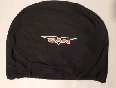 Vcan Motorcycle Half Helmet Bag Dust Cover Black Drawstring Tote Bag