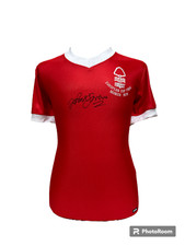 JOHN McGOVERN SIGNED NOTTINGHAM FOREST 1979 EUROPEAN CUP FINAL SHIRT & PROOF COA