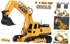 double e remote control excavator