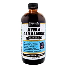 LIVER & GALLBLADDER Cleanse By Livingston Natural Herbal Labs, Plant-Based, 16oz
