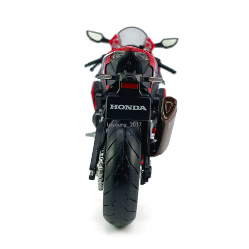1:12 2021 Honda CBR 1000RR-R Fireblade Motorcycle Model Diecast Toy Vehicle Red - Picture 6 of 9